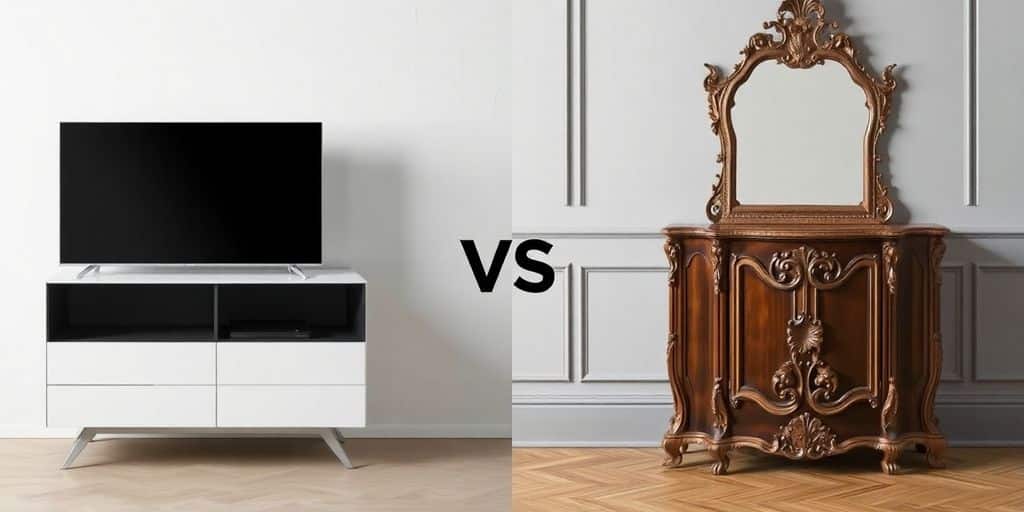 Pièces modernes vs pièces anciennes