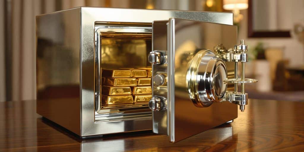 Transmettre un coffre-fort contenant de l’or