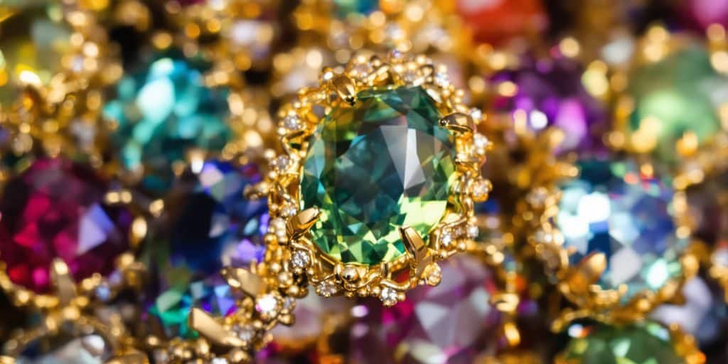 Intégrer pierres précieuses dans bijoux en or artisanaux