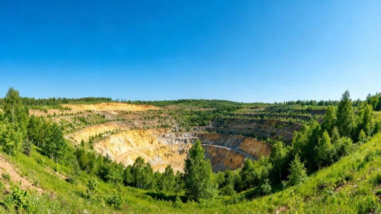 Réhabilitation des mines d'or