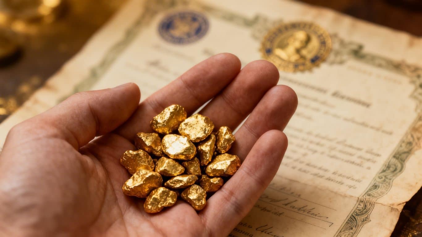 Documents nécessaires pour prouver la propriété de l'or stocké