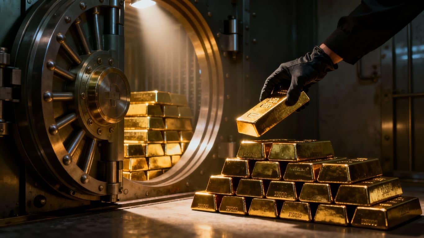 Transporter de l’or en sécurité vers un lieu de stockage