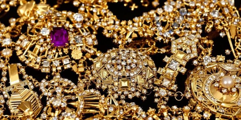 Les bijoux art déco en or
