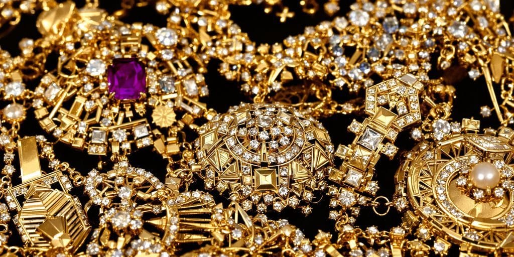 Les bijoux art déco en or
