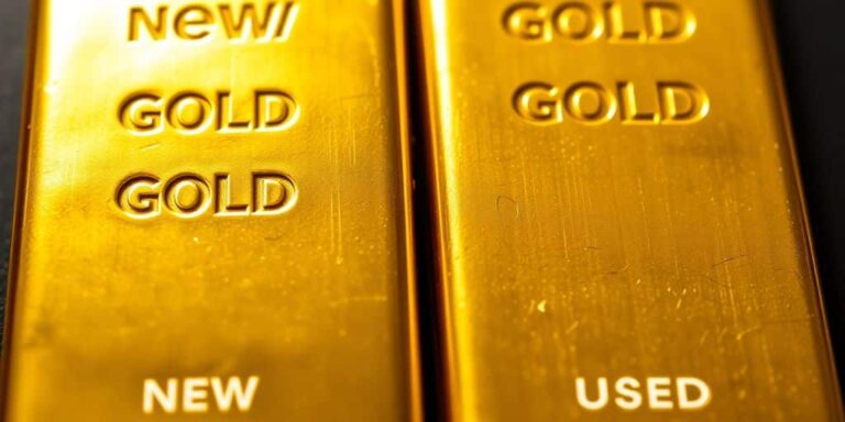 Lingots d’or neufs vs d’occasion