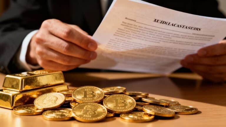Sanctions en cas de non-déclaration de vente d'or