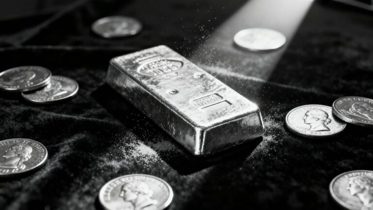 Lingot d’argent ou pièces d’argent