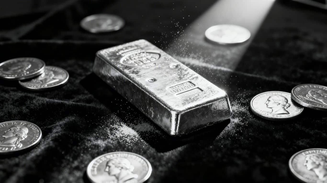 Lingot d’argent ou pièces d’argent