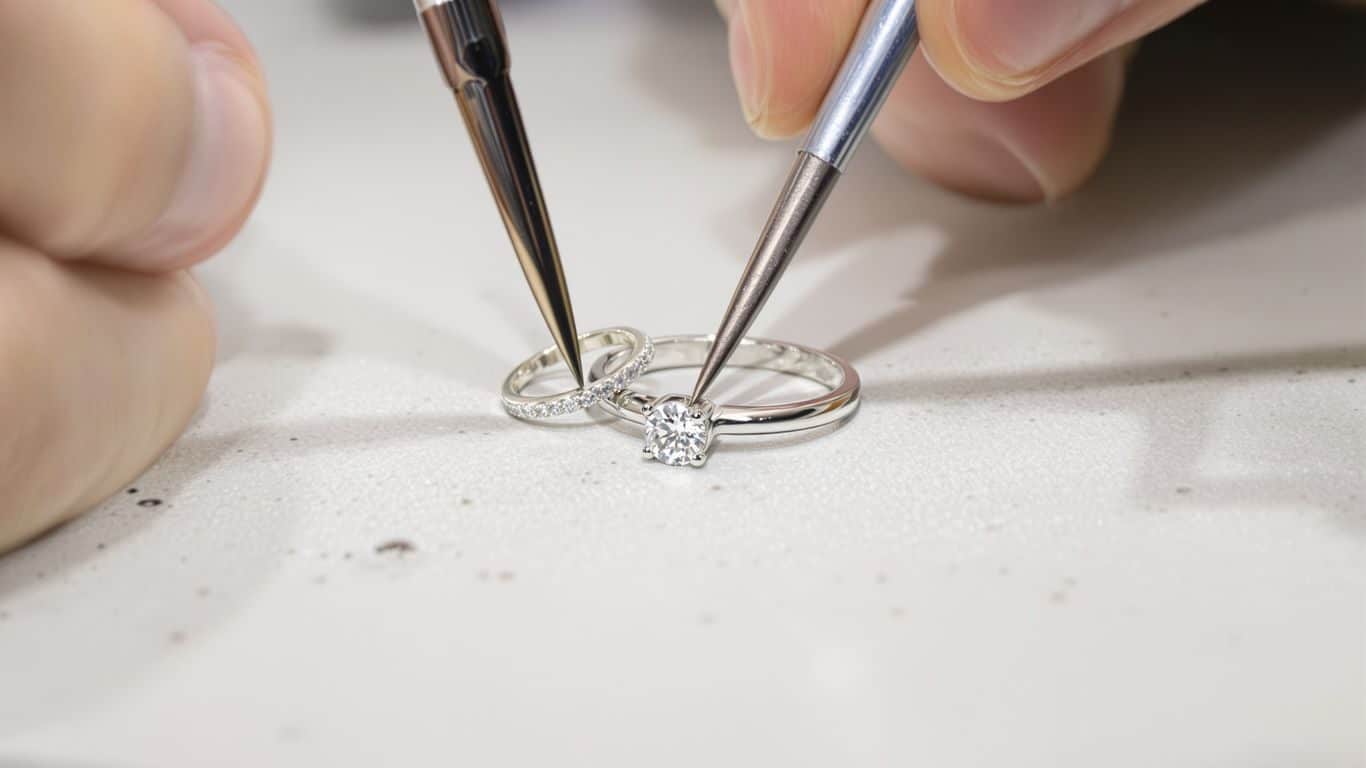 Les bijoux en or blanc sont-ils plus faciles à réparer que ceux en platine