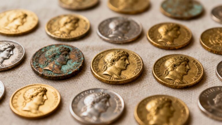Assurance or : solutions pour les collections numismatiques