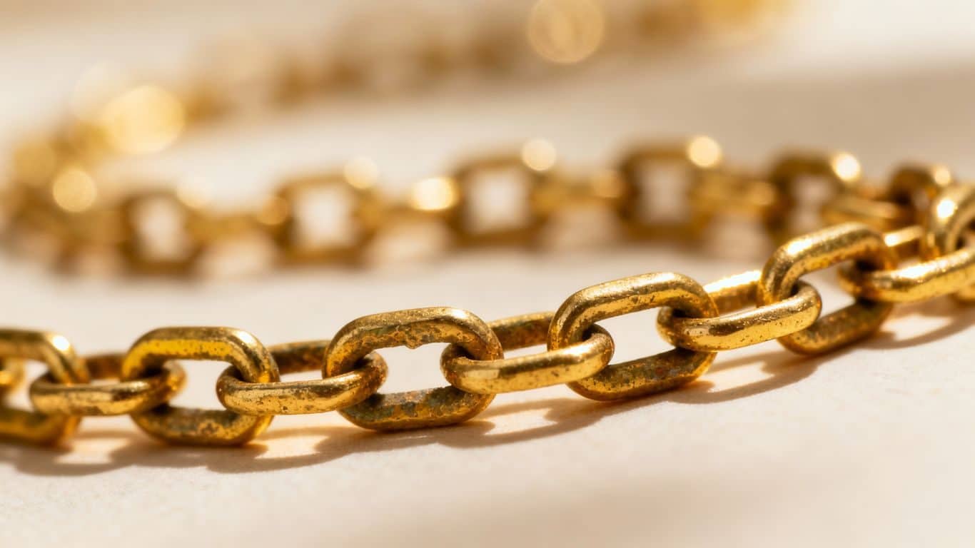 L’or change-t-il de couleur avec le temps