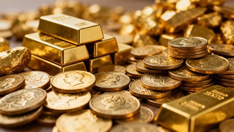 Les différents types de lingots et pièces d'or