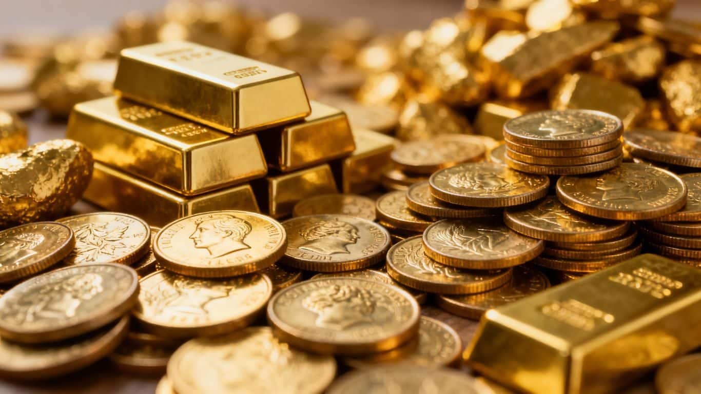 Les différents types de lingots et pièces d'or