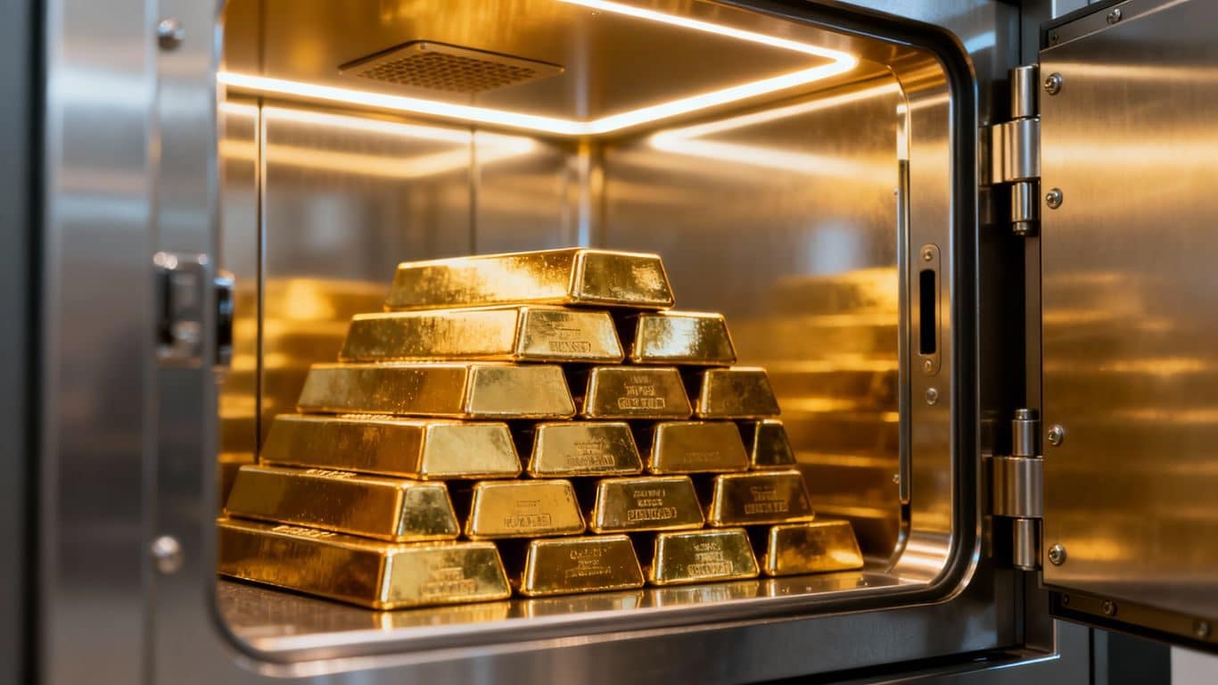Choisir un coffre-fort adapté à la taille de ma collection d'or