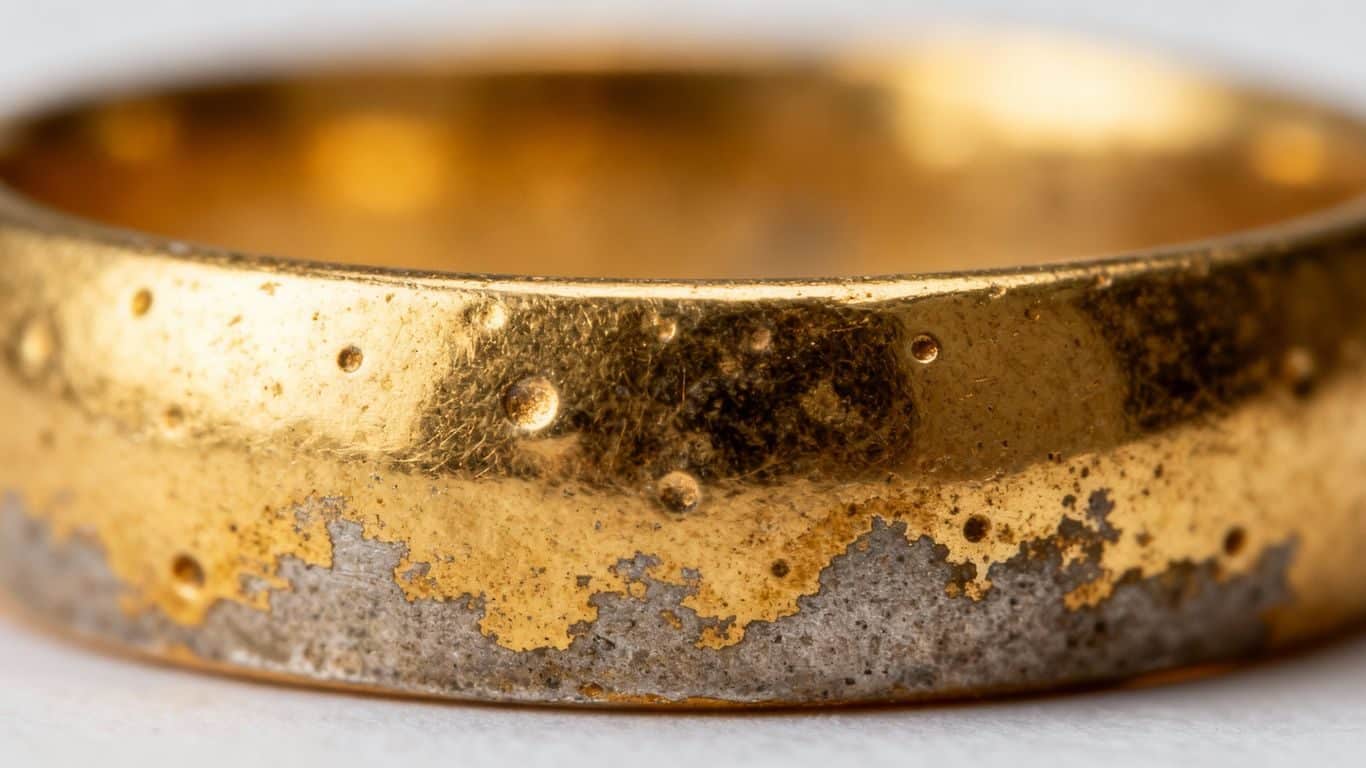 Signes d'un placage or de mauvaise qualité