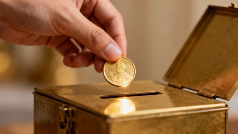Transmettre de l'or à une association ou fondation