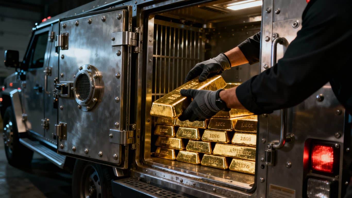 Est transporté l'or acheté en ligne
