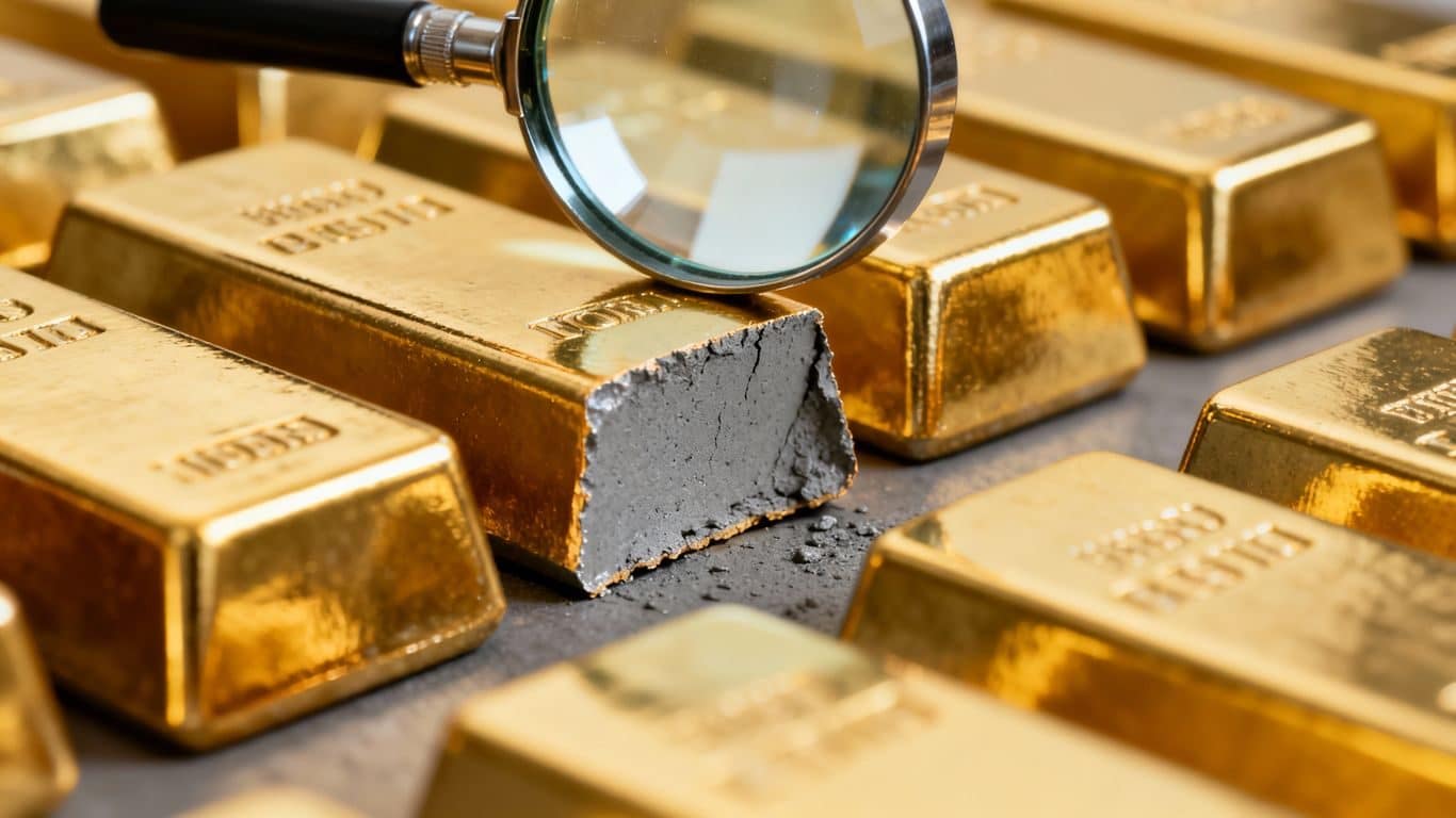 Les faux lingots d'or
