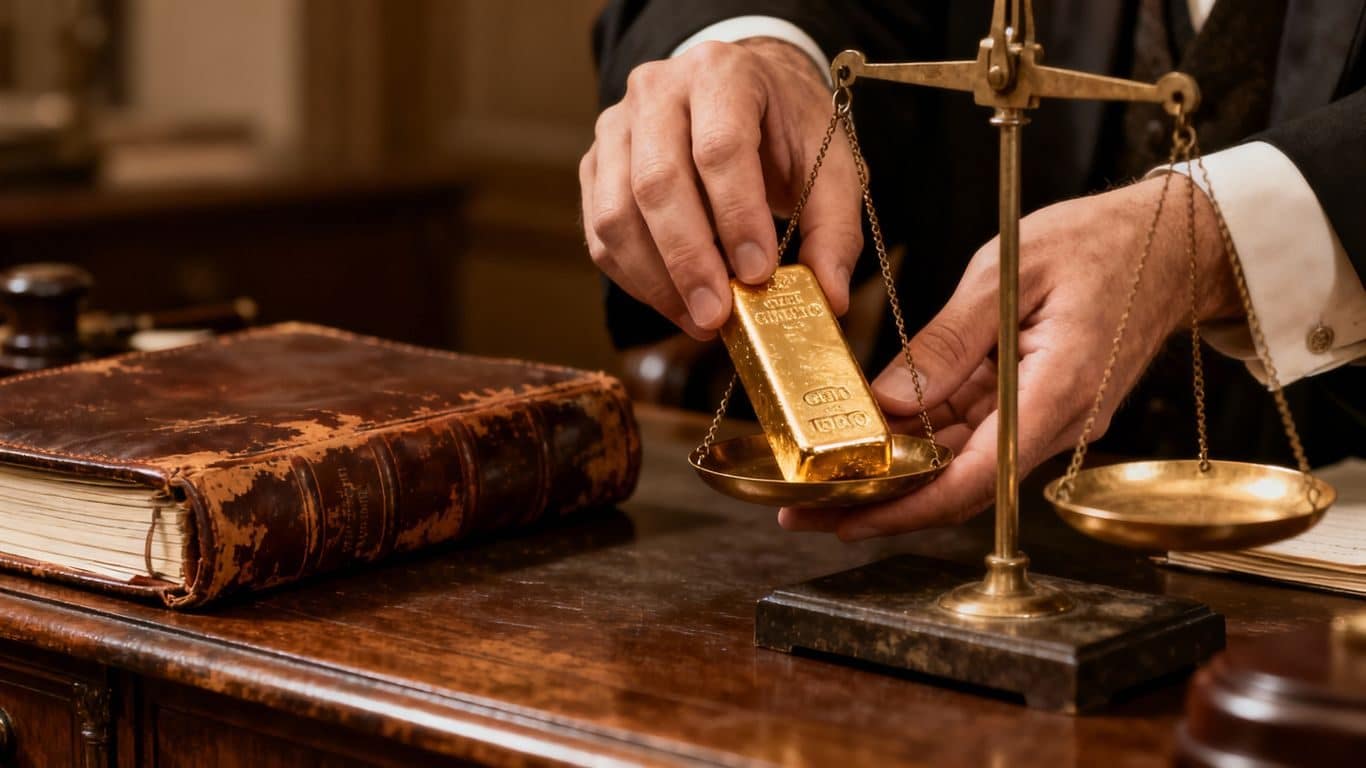 Rôle du notaire dans la succession d'or physique