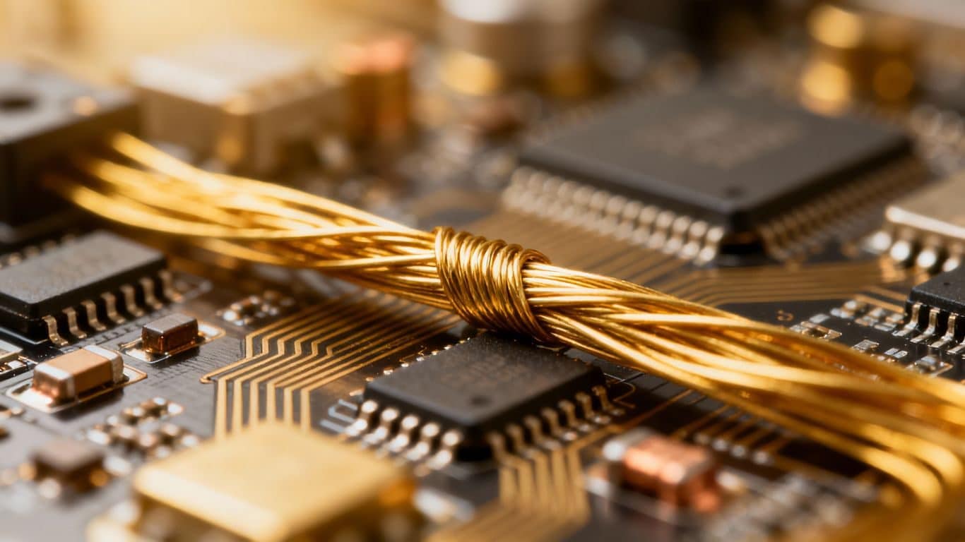 Rôle de l'or dans l'électronique moderne