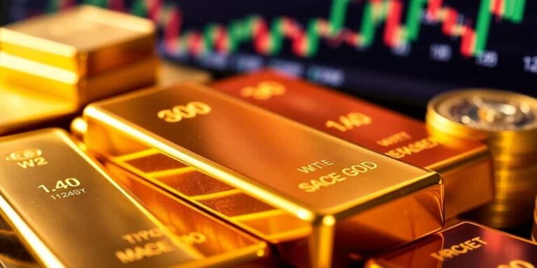 Le cours de l'or en comparaison avec les valeurs boursières