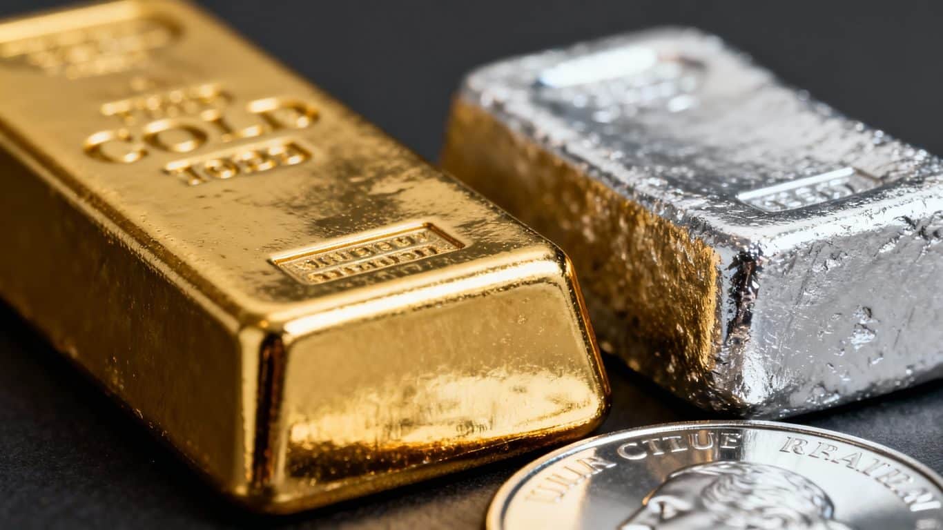Comparaison : prime de l'or vs autres métaux précieux