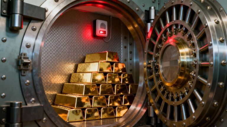 Rôle des alarmes et systèmes de surveillance pour les coffres-forts d'or