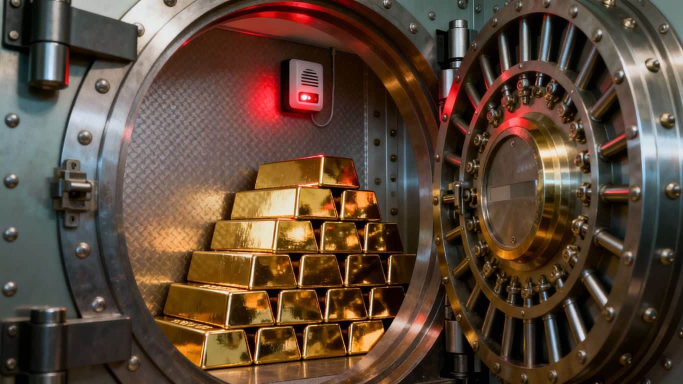 Rôle des alarmes et systèmes de surveillance pour les coffres-forts d'or
