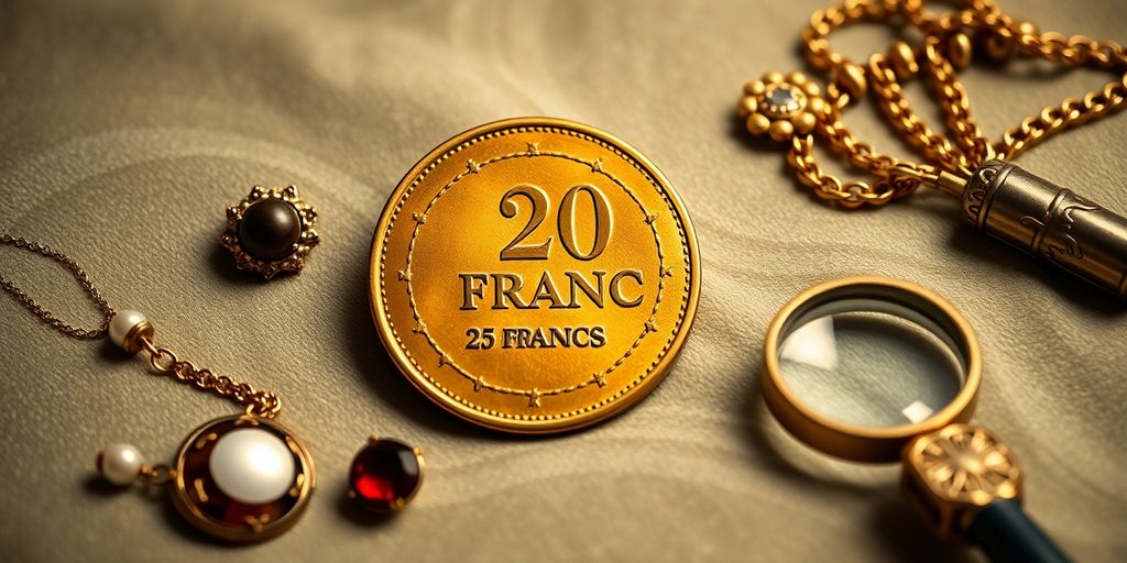 À combien se revend une pièce de 20 francs or à Versailles