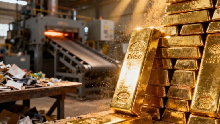 Le recyclage de l'or impacte-t-il le marché mondial