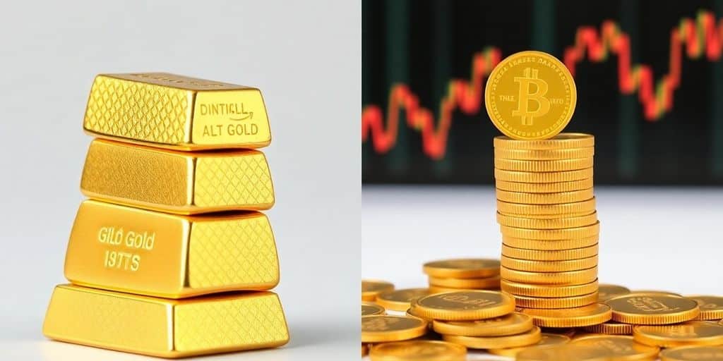 Les différences entre l’or de bourse et l’or physique
