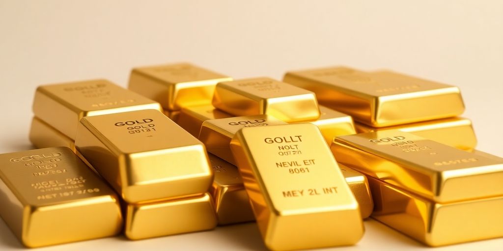 Les différentes tailles de lingots d'or