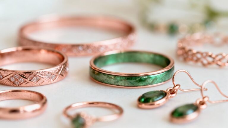 Tester l'or rose et l'or vert