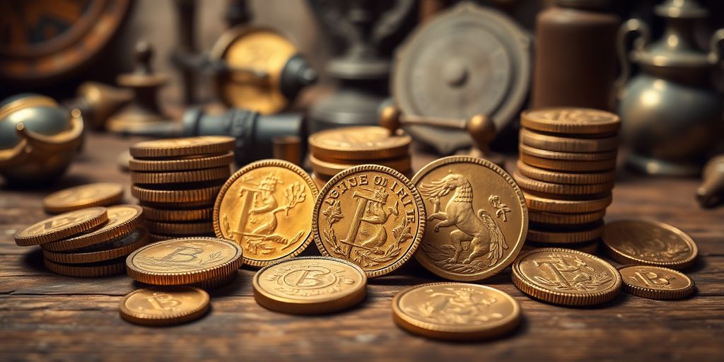 Histoire et valeur des pièces d'or numismatiques