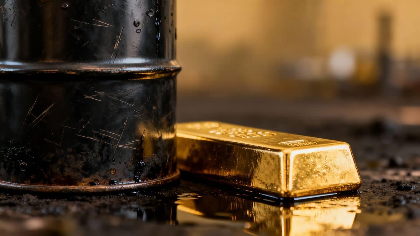 Le cours de l'or et le pétrole