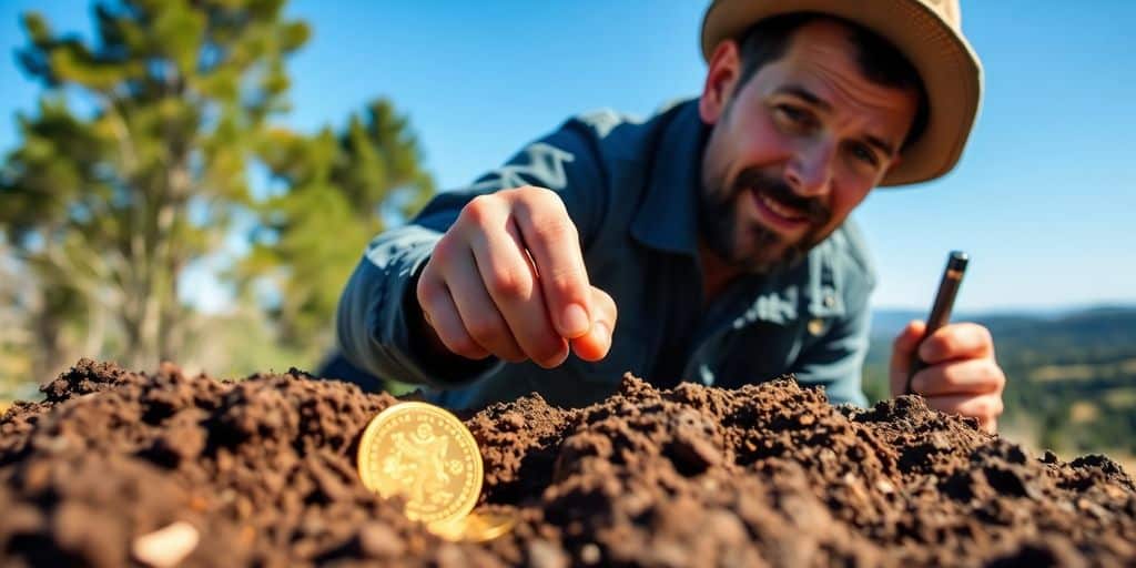 Peut-on encore trouver des pièces d'or dans des fouilles