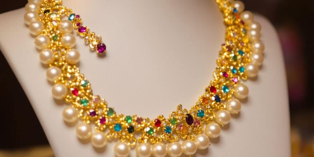 Nettoyer des bijoux en or avec des perles ou des pierres délicates