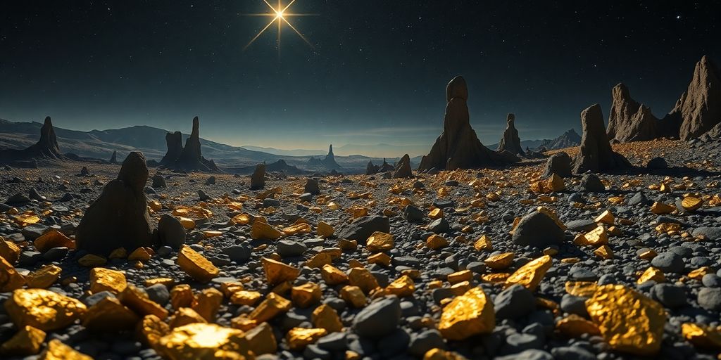 Est-il possible que l'or soit d'origine extraterrestre