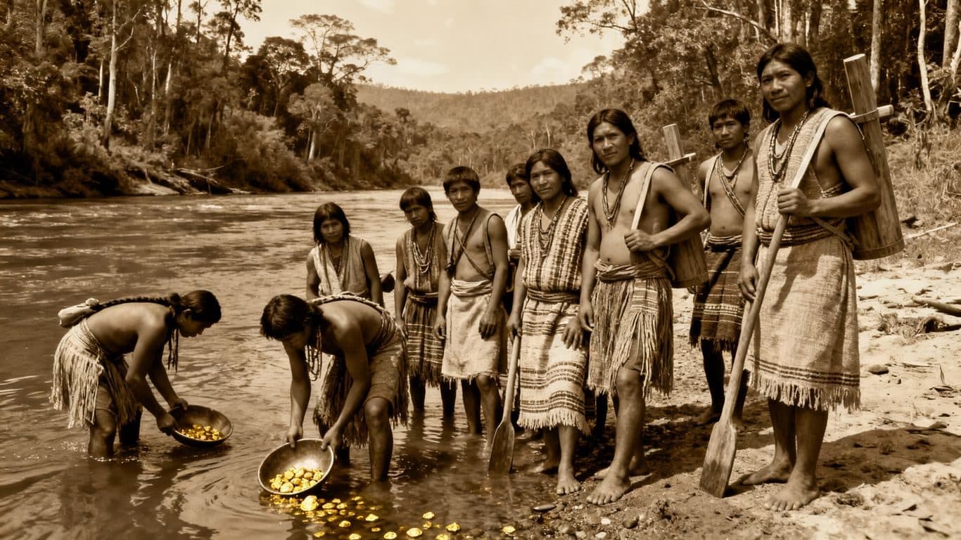 Impact de la découverte d'or sur les populations autochtones