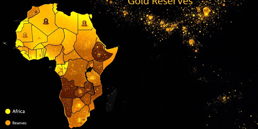 Les réserves d'or des pays africains