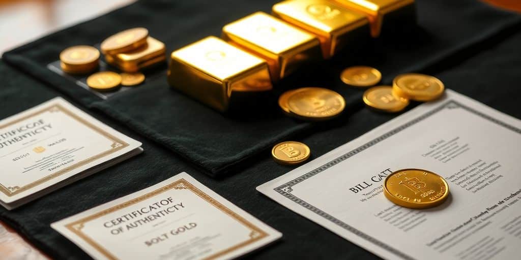 Quels documents sont nécessaires pour vendre des lingots ou des pièces d’or