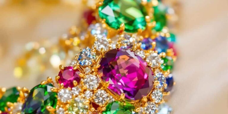 Bijoux or et pierres précieuses