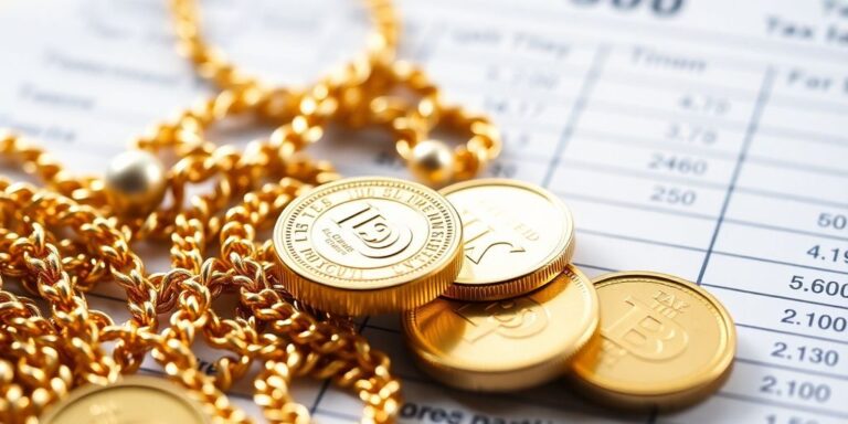 Déclarer une vente d’or aux impôts