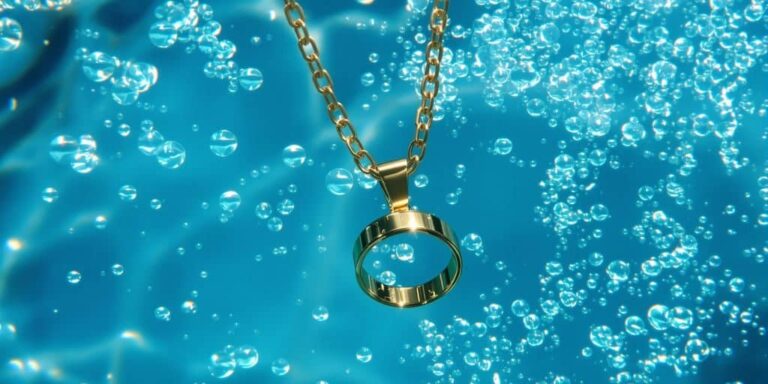 Impact de l'eau chlorée sur les bijoux en or