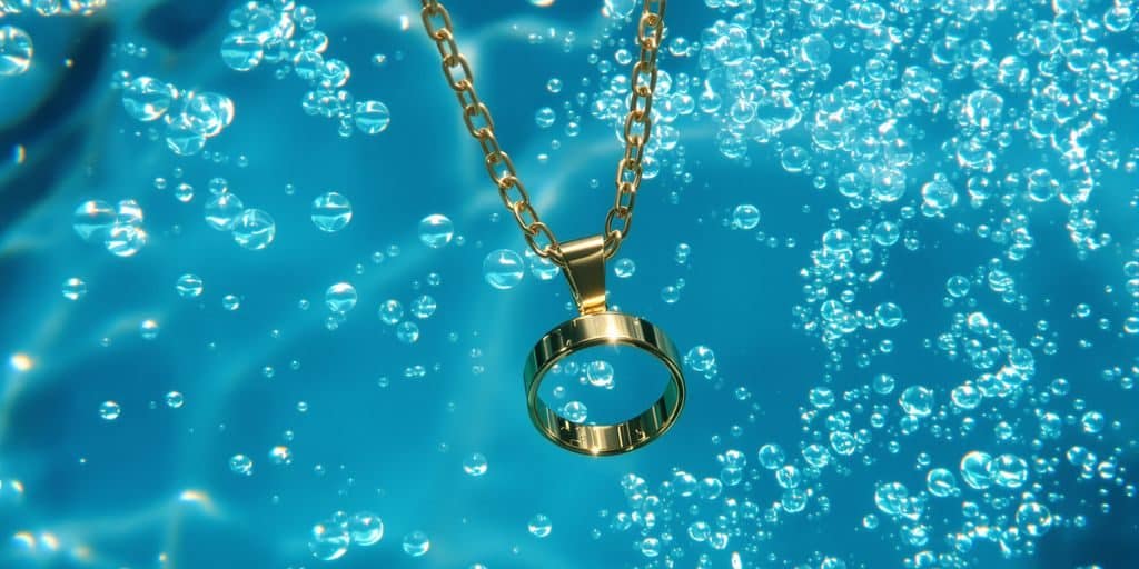 Impact de l'eau chlorée sur les bijoux en or