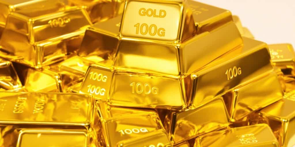 Lingots d'or 100g