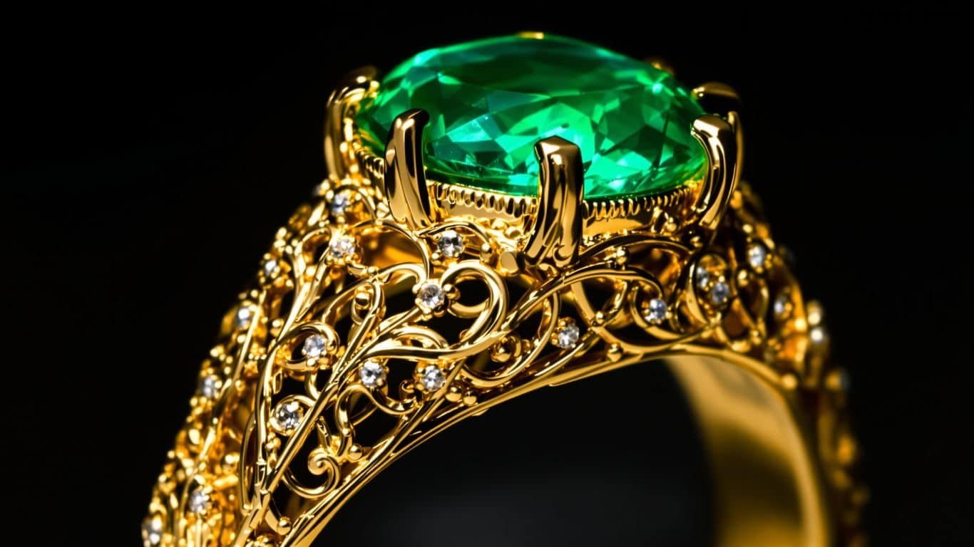 Bijoux en or et pierres précieuses