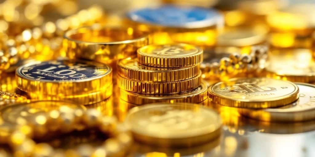 Sont calculés les frais de vente de pièces en or