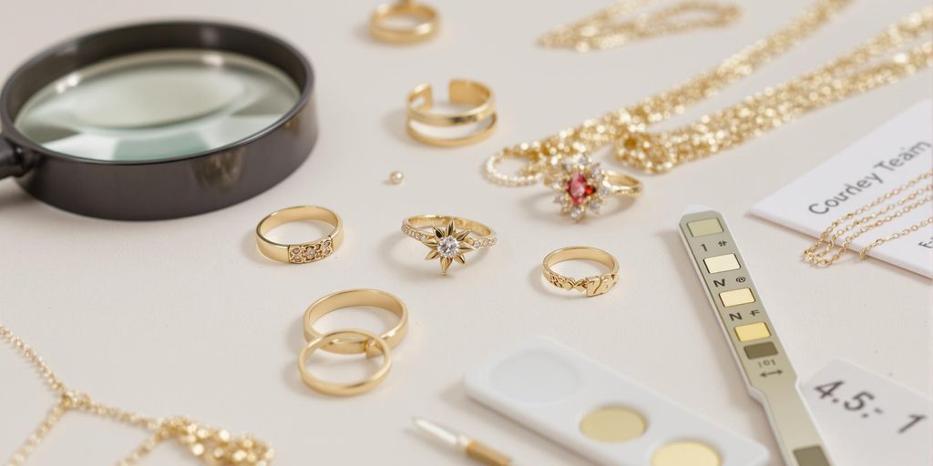 Identifier le carat de l’or de mes bijoux