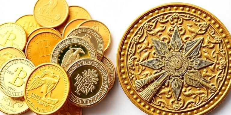 Différence entre les pièces d'or d'investissement et les pièces de collection